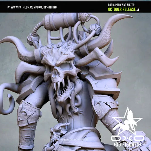 Corrupted War Sister Resin Fan Art - MTO (OXO)
