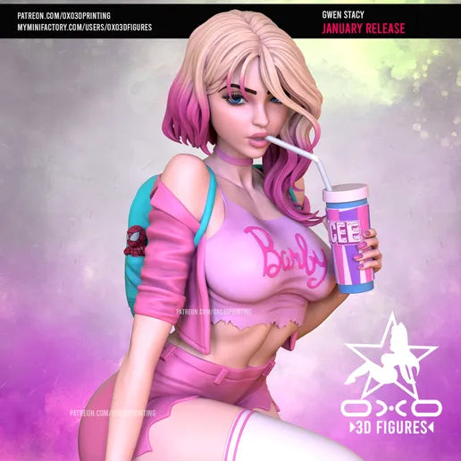 Gwen Stacy Resin Fan Art - MTO (OXO)