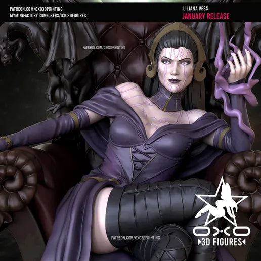 Liliana Vess Resin Fan Art - MTO (OXO)