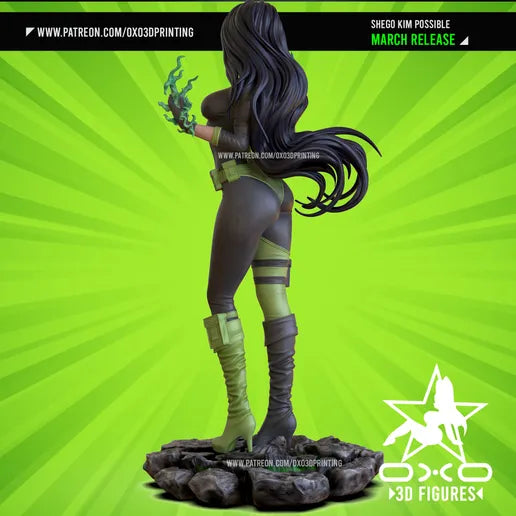 Shego Resin Fan Art - MTO (OXO)