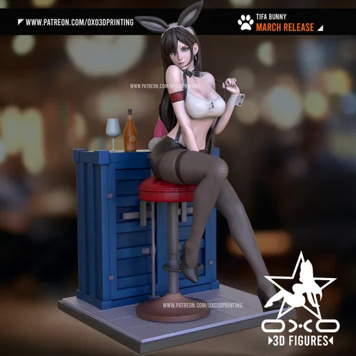 Tifa Lockhart Resin Fan Art - MTO (OXO)