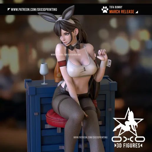 Tifa Lockhart Resin Fan Art - MTO (OXO)