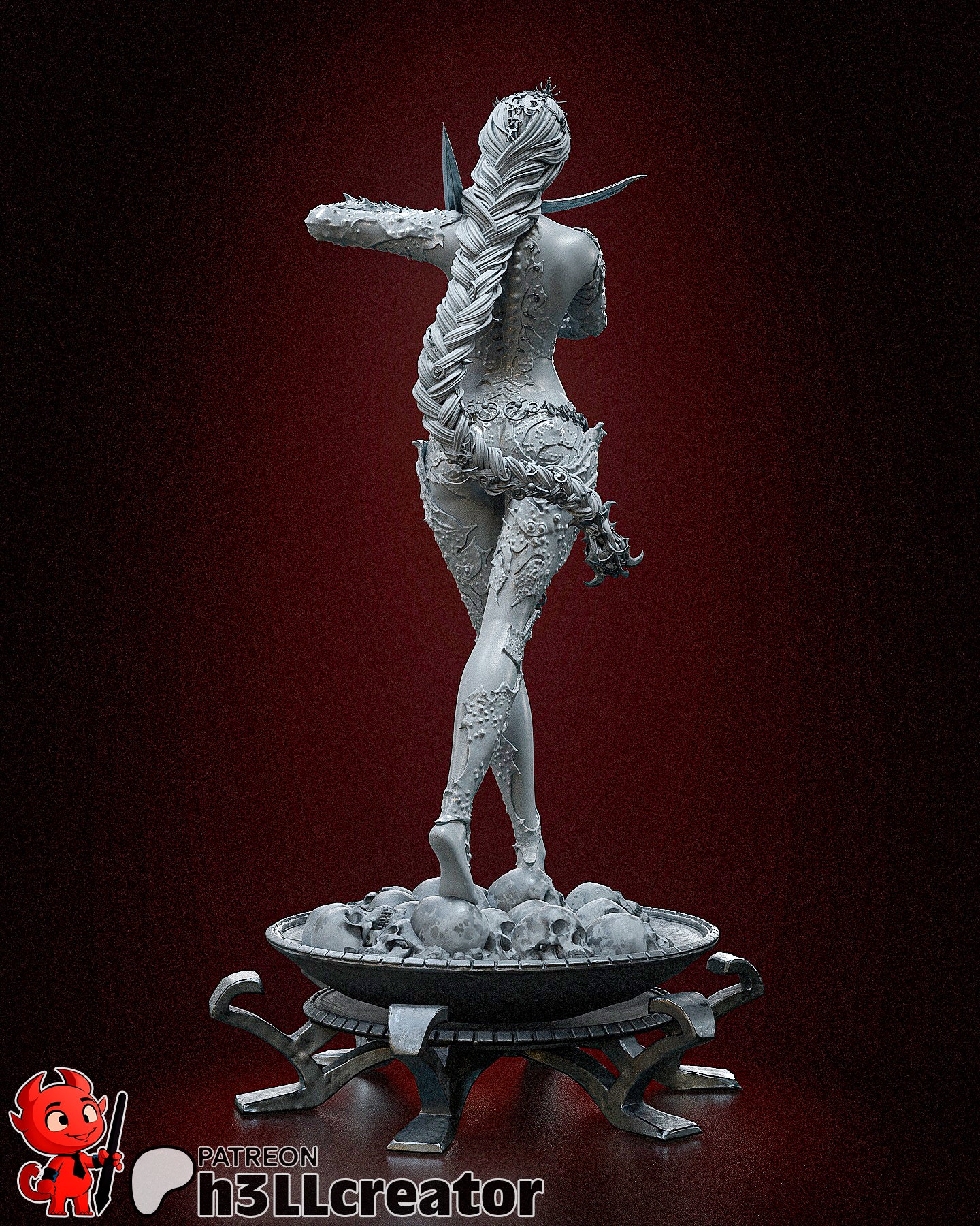 Orin the Red V2 Collectible Resin Fan Art Pro Painted - MTO