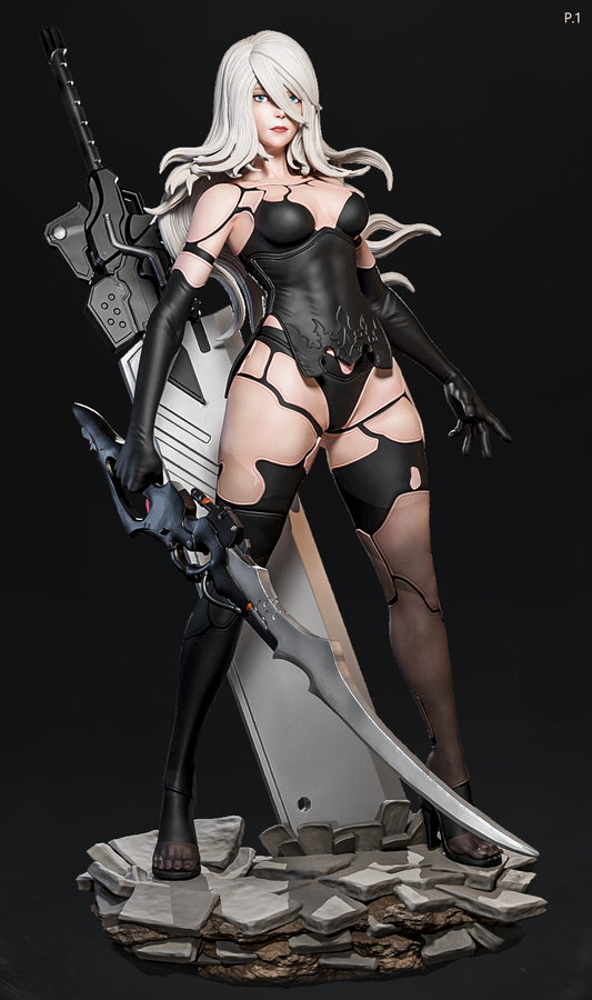 A2 Nier Automata Resin Art (East Sea Monster Version)