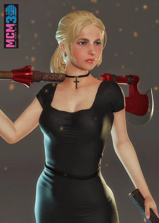 Buffy the Vampire Slayer Resin Art (Design by MCM3D Studios)