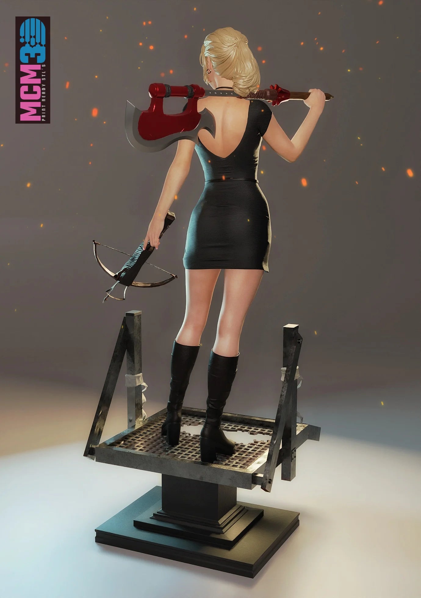 Buffy the Vampire Slayer Resin Art (Design by MCM3D Studios)