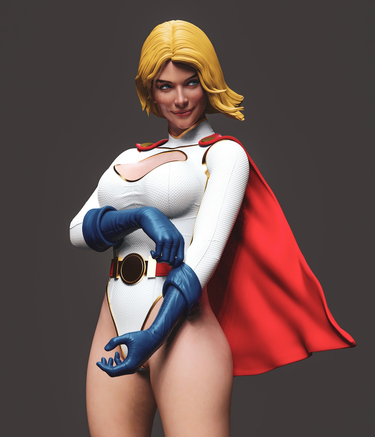 Power Girl Resin Fan Art - MTO (Design by Abe3D)
