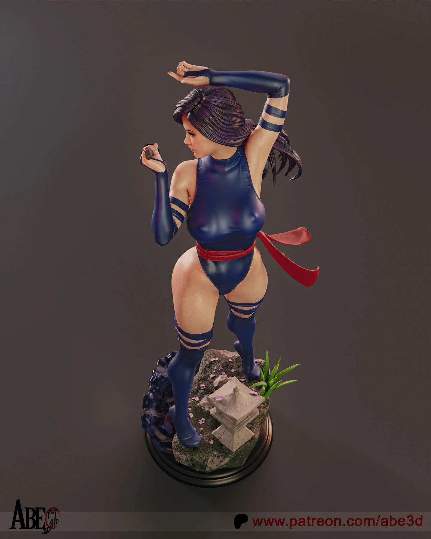 Psylocke Resin Fan Art Pro Painted - MTO A3D V2