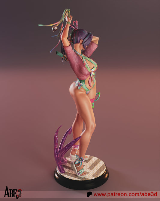 Psylocke Breezy Butterfly Resin Fan Art - MTO (Design by Abe3D)
