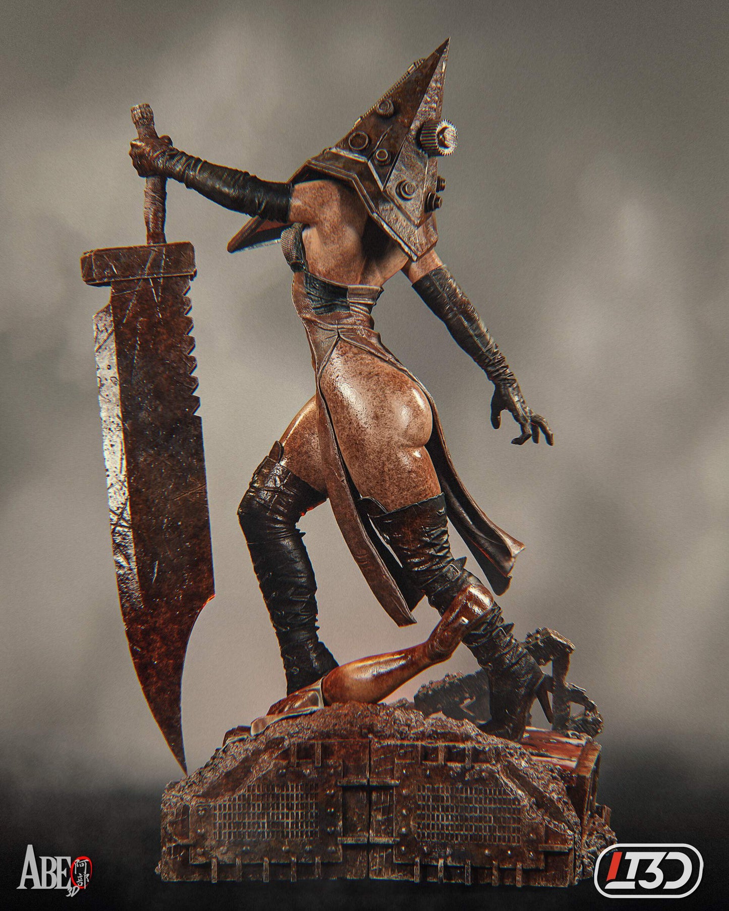 Pyramid Head Resin Art (Design by Abe3D)