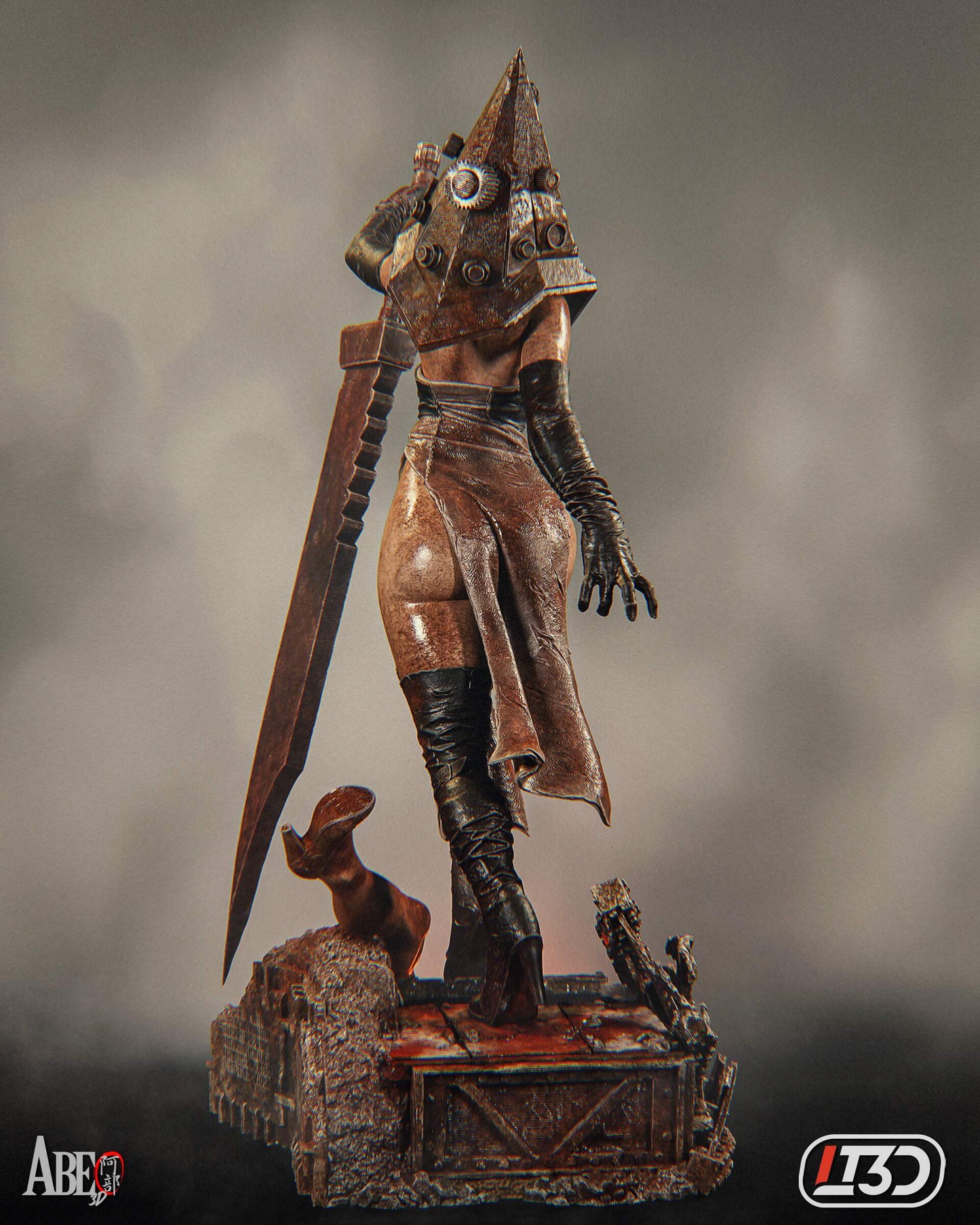 Pyramid Head Resin Art (Design by Abe3D)