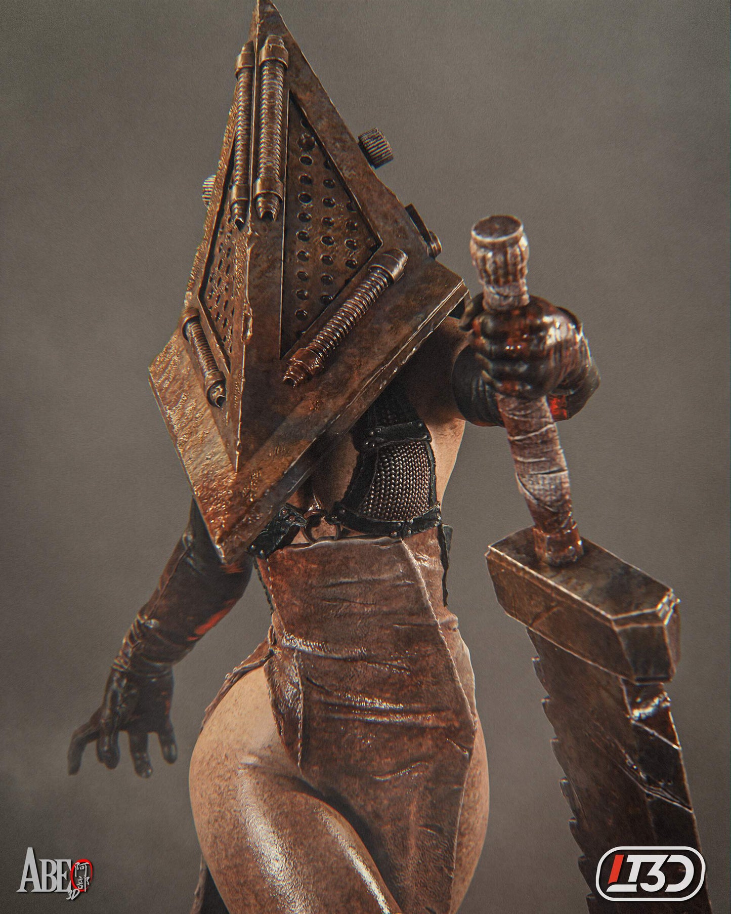 Pyramid Head Resin Art (Design by Abe3D)