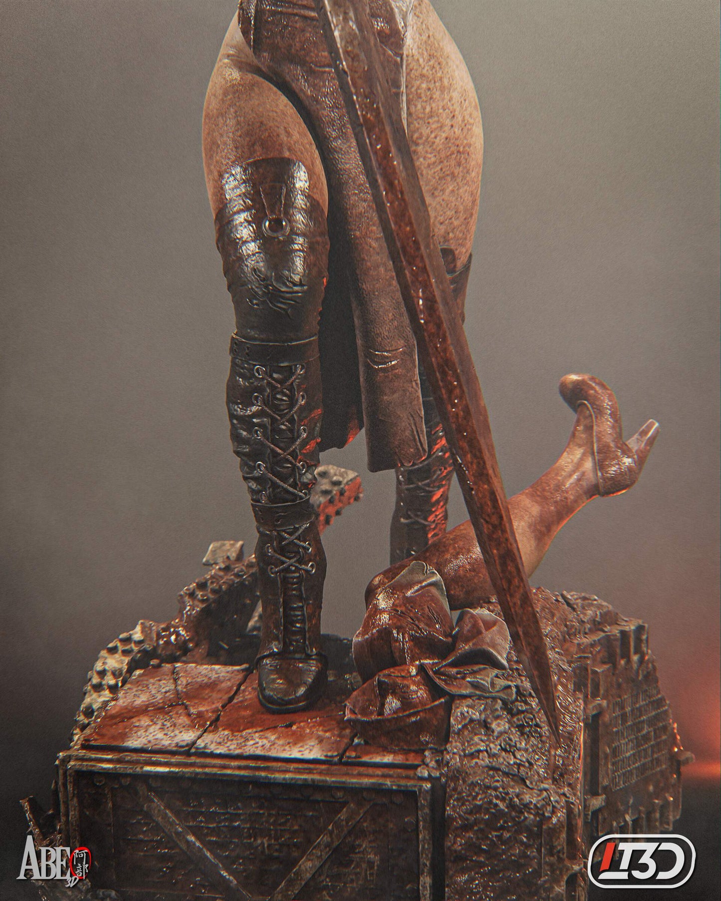 Pyramid Head Resin Art (Design by Abe3D)