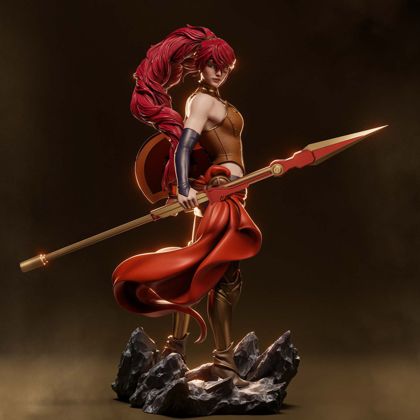 Pyrrha Nikos Resin Art - MTO (Design by CA3D)