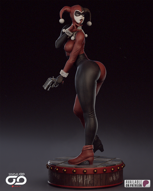 Harley Quinn Resin Sculpture Fan Art - MTO (SDO)