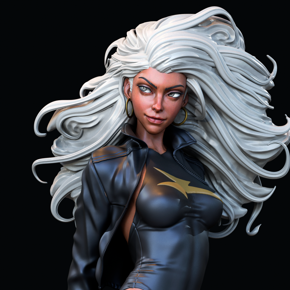 X-Men Storm Collectible Resin Fan Art Pro Painted - MTO