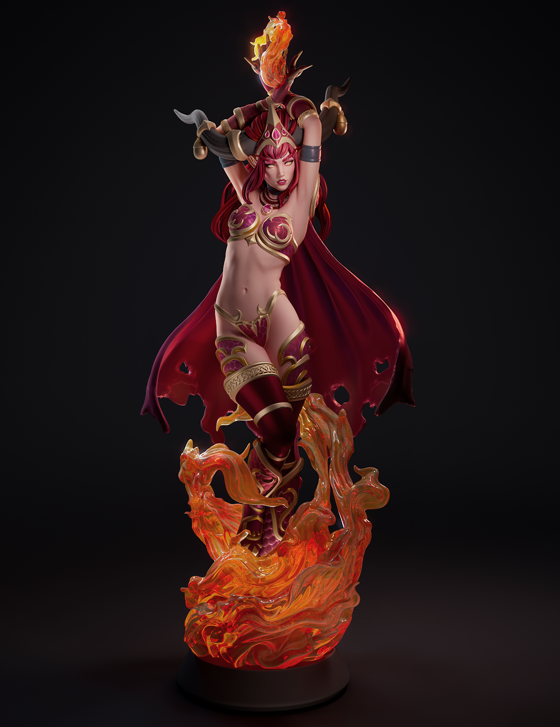 Alexstrasza Resin Fan Art - MTO