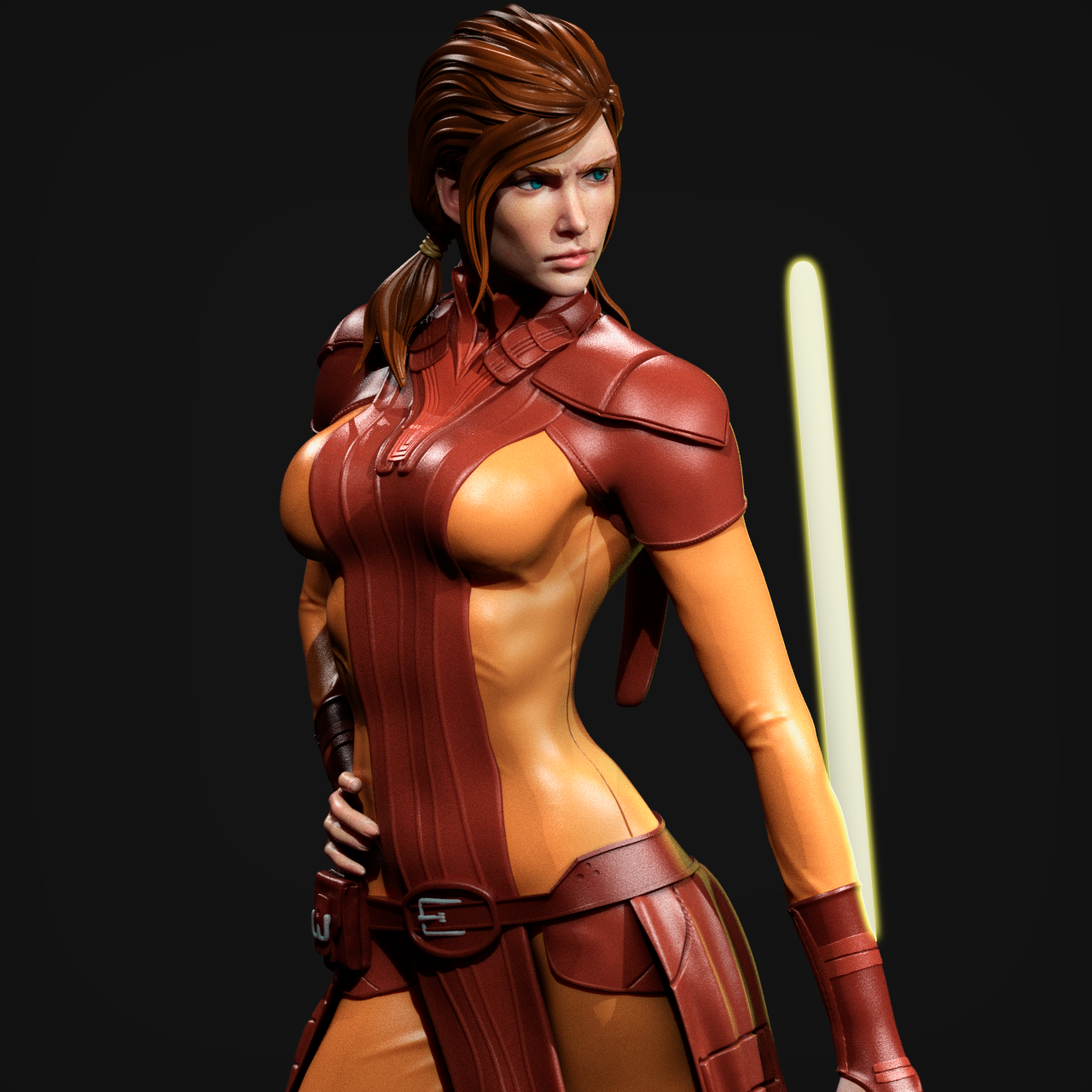 Bastila Shan Resin Fan Art - MTO