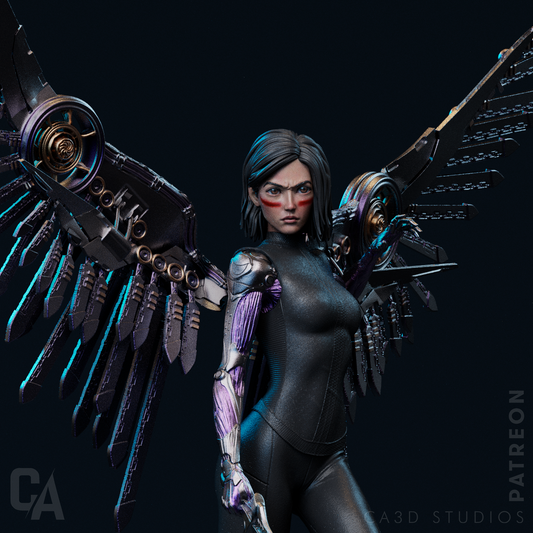 Alita Battle Angel Collectible Resin Fan Art - MTO