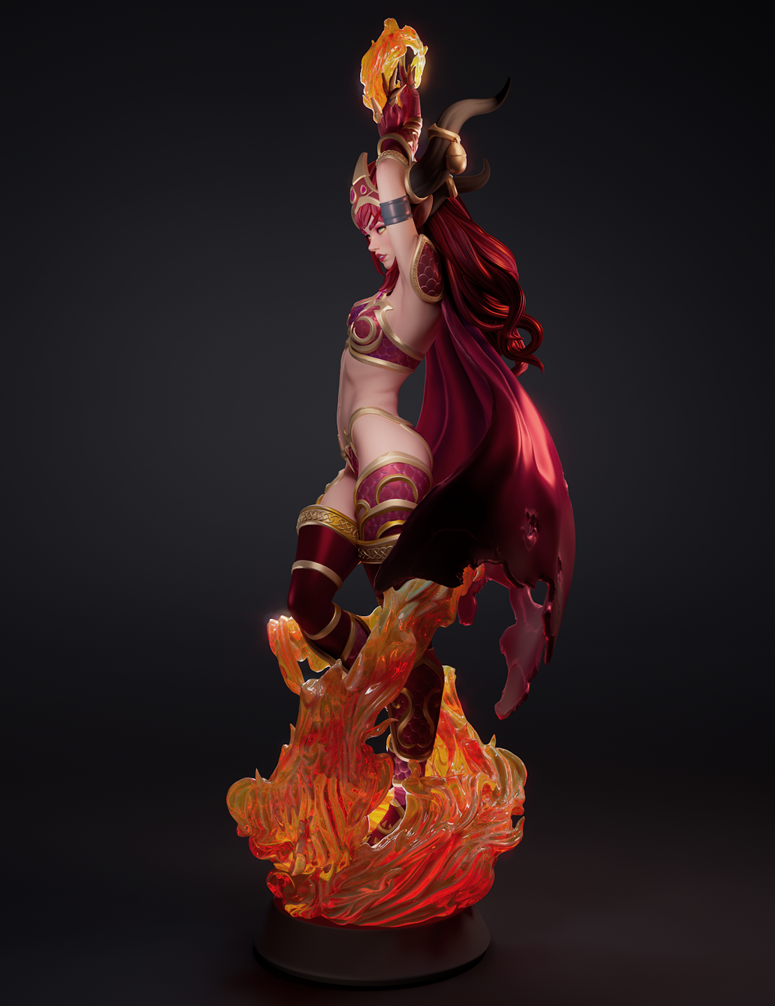 Alexstrasza Resin Fan Art - MTO