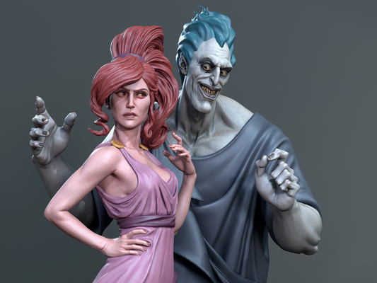 Hades Diorama Collectible Resin Fan Art Pro Painted - MTO