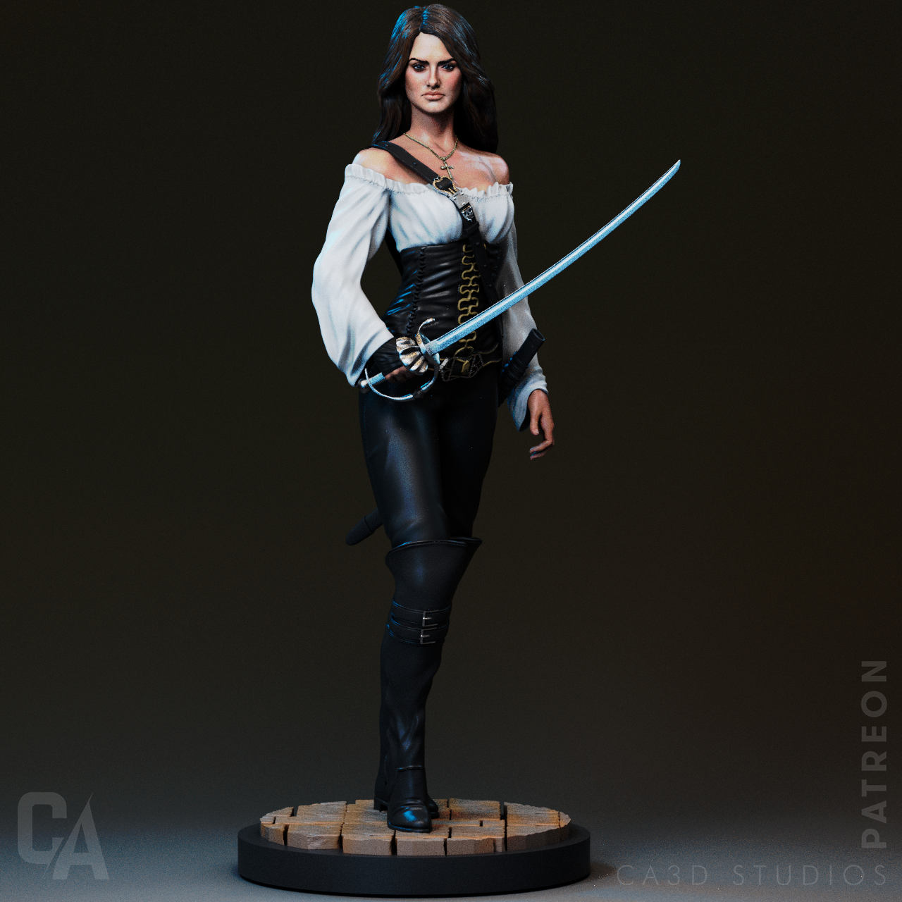 Angelica Teach Collectible Resin Fan Art - MTO