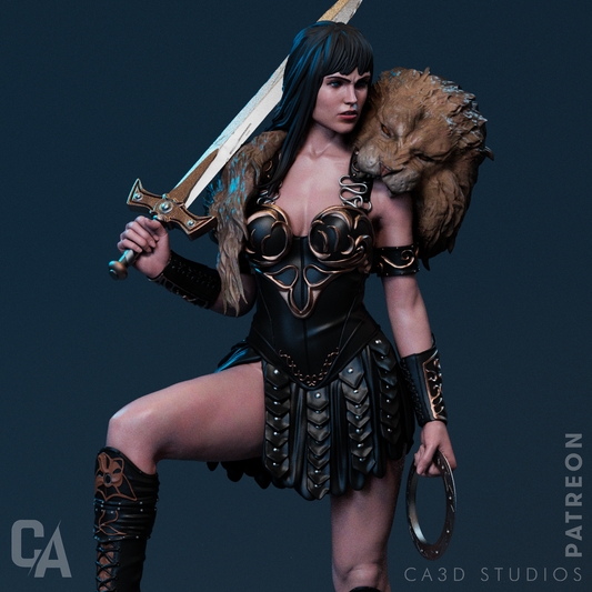 Xena Warrior Princess Resin Fan Art - MTO