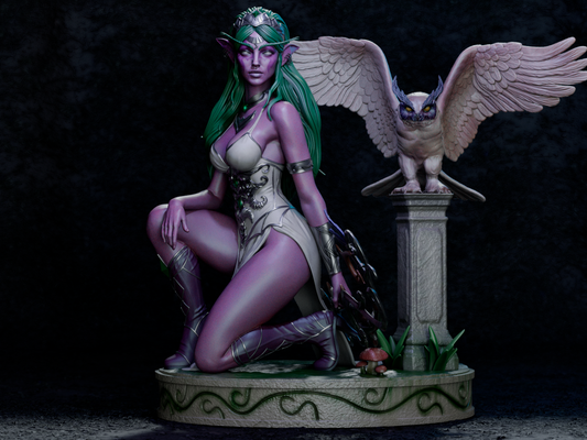 Tyrande Whisperwind Resin Sculpture (Design by CA3D Studios)