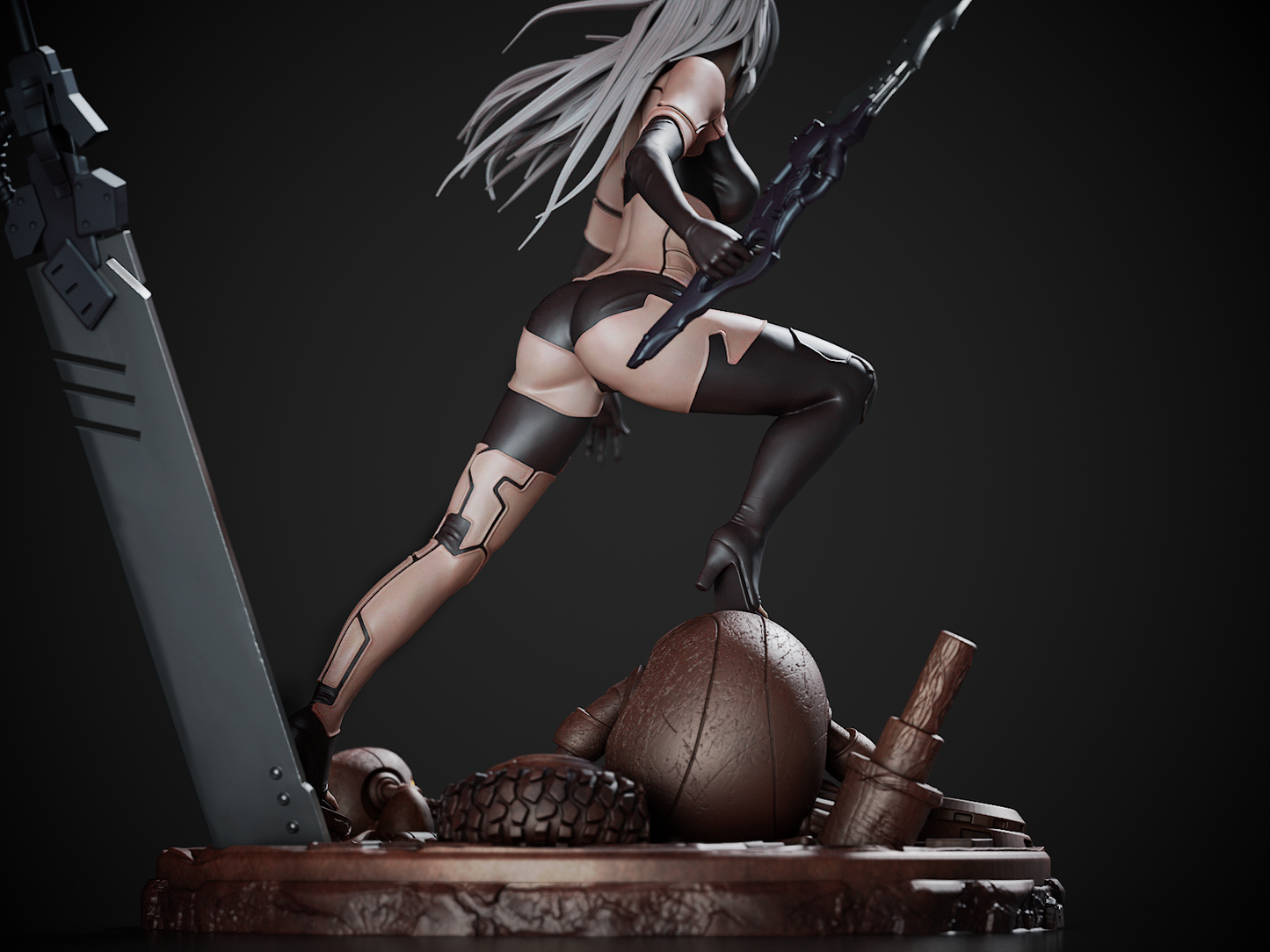 A2 Nier Automata Resin Fan Art - MTO (Design by CA3D Studios)