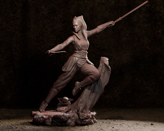 Ahsoka Resin Art - MTO (Design by CA3D)