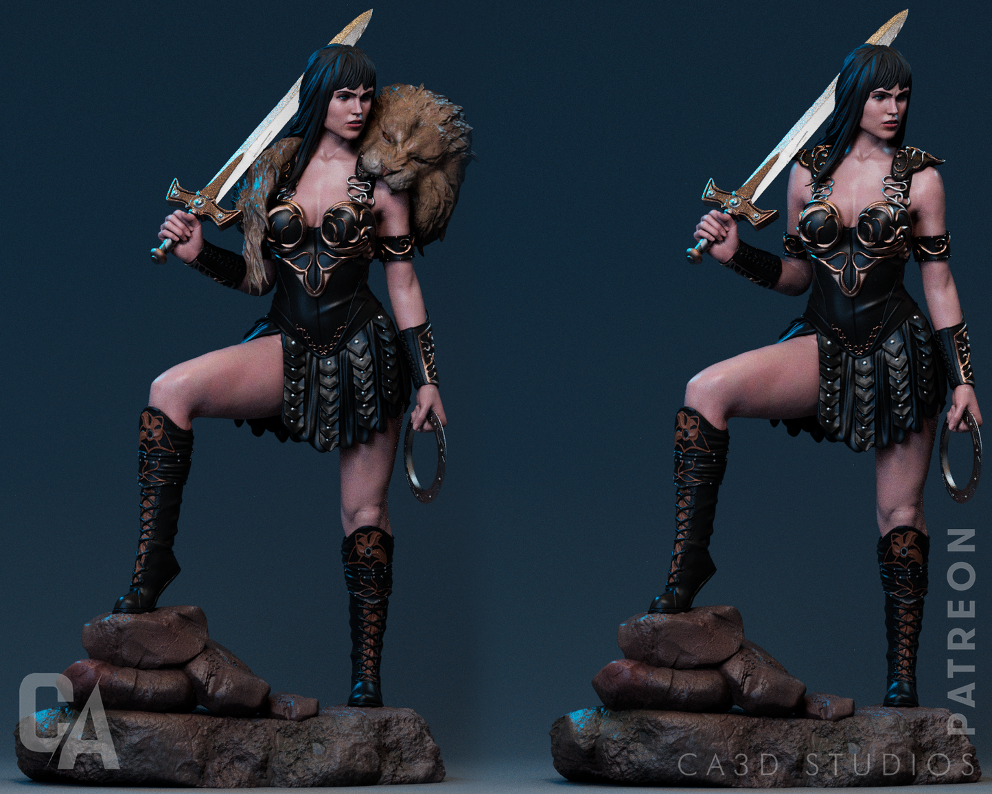 Xena Warrior Princess Resin Fan Art - MTO