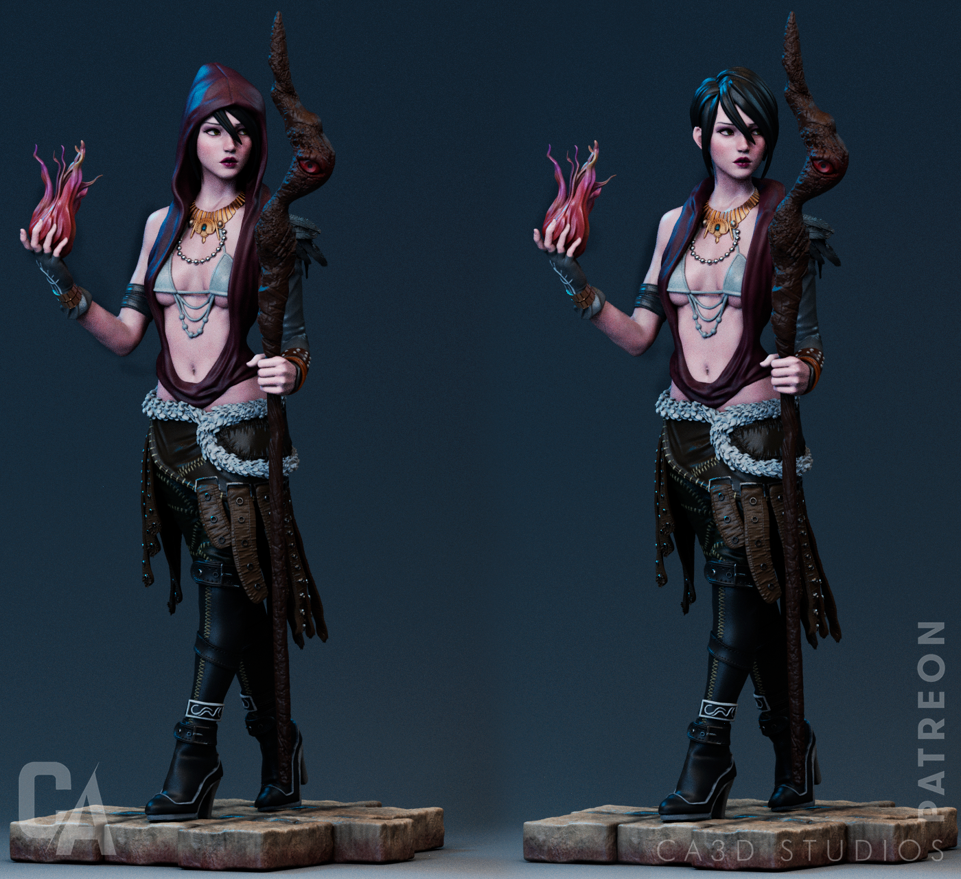 Morrigan Resin Fan Art - MTO (CA3D)