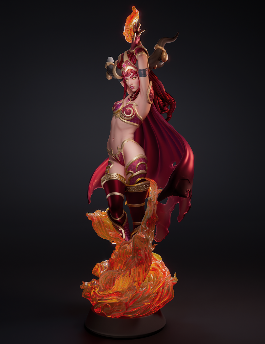 Alexstrasza Resin Fan Art - MTO