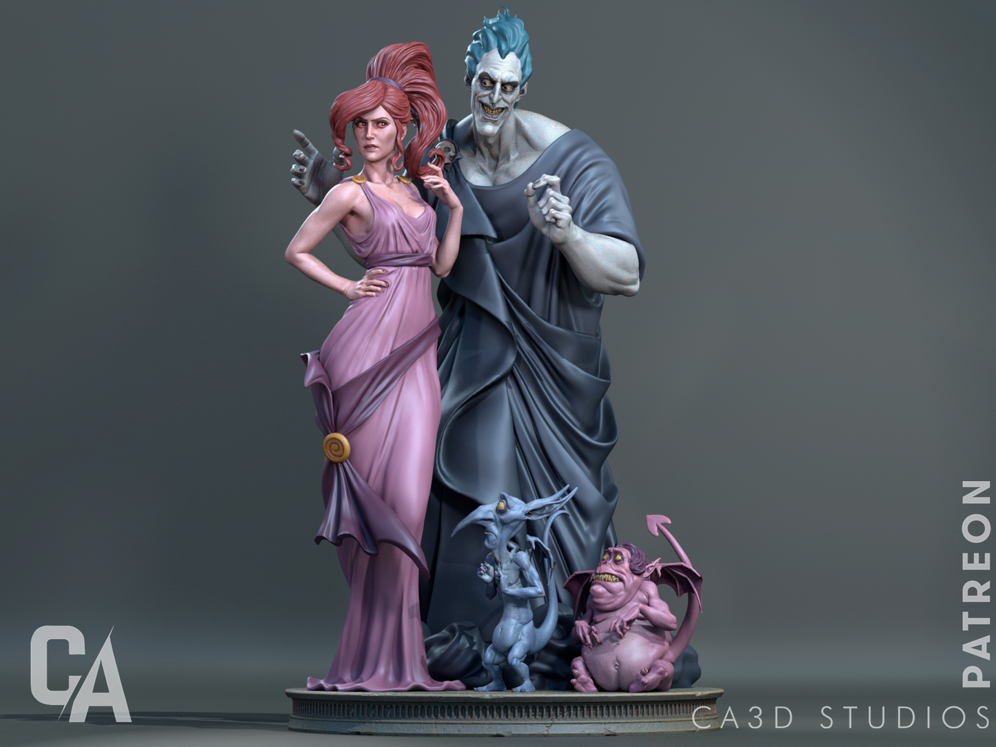 Hades Diorama Collectible Resin Fan Art Pro Painted - MTO