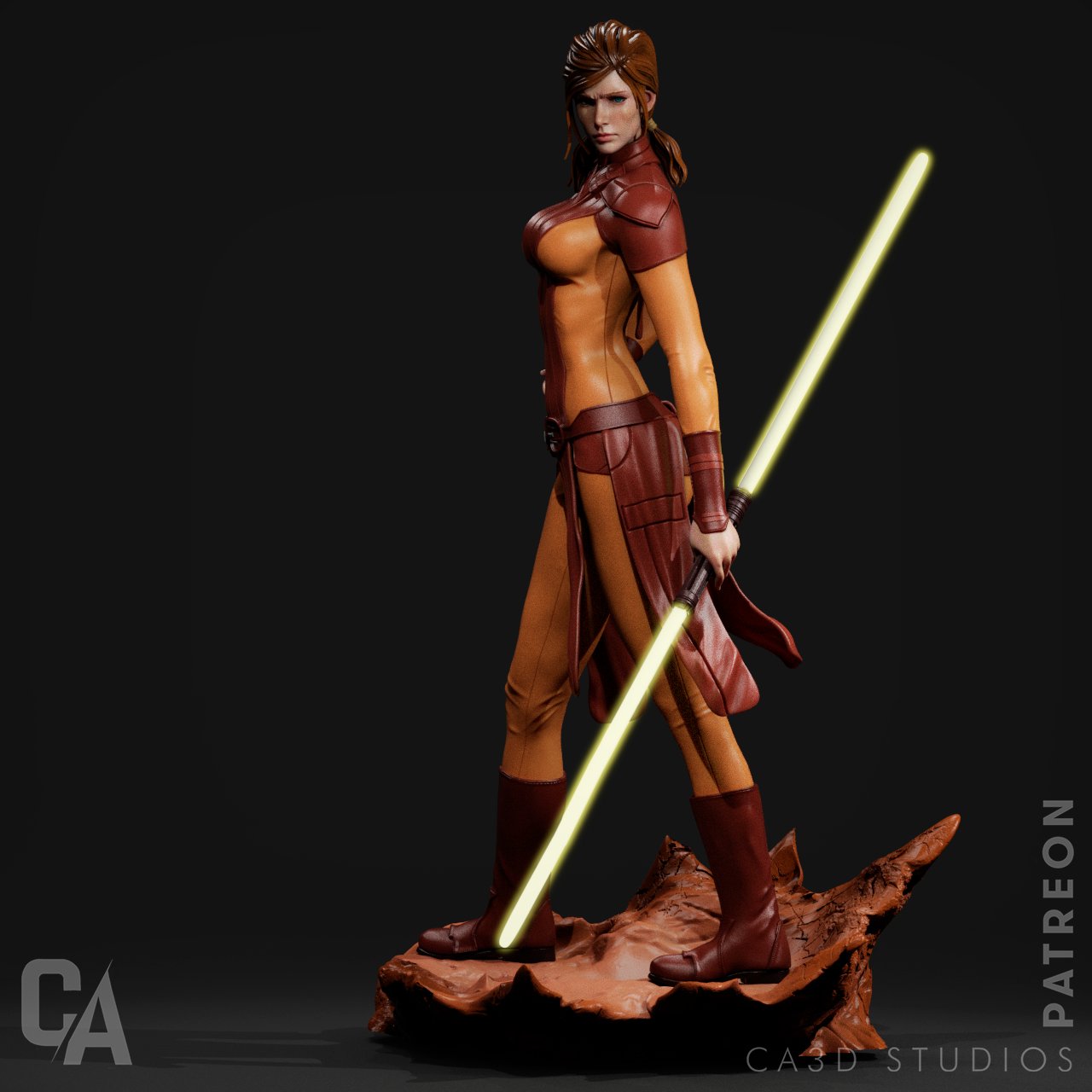 Bastila Shan Resin Fan Art - MTO