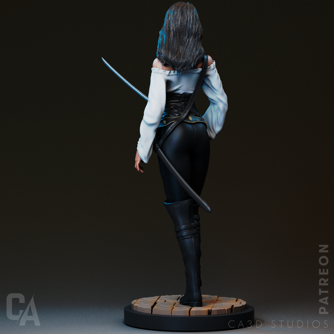 Angelica Teach Collectible Resin Fan Art - MTO