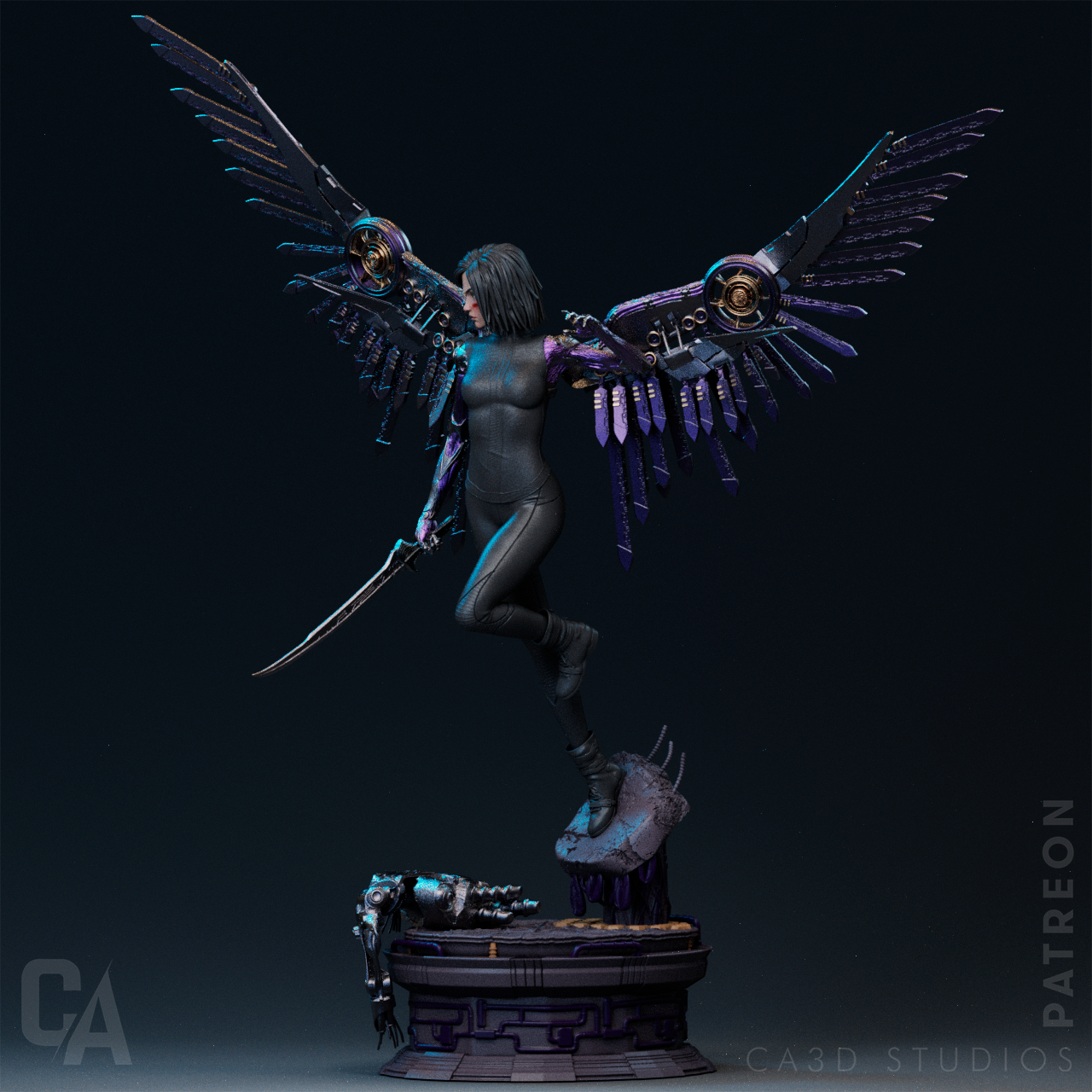 Alita Battle Angel Collectible Resin Fan Art - MTO