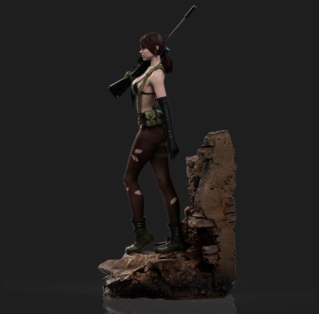 Metal Gear Solid Quiet Collectible Resin Fan Art Pro Painted - MTO