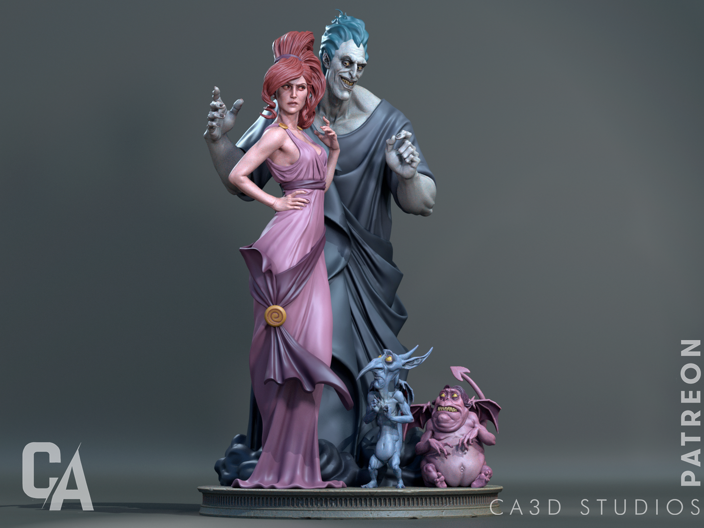 Hades Diorama Collectible Resin Fan Art Pro Painted - MTO