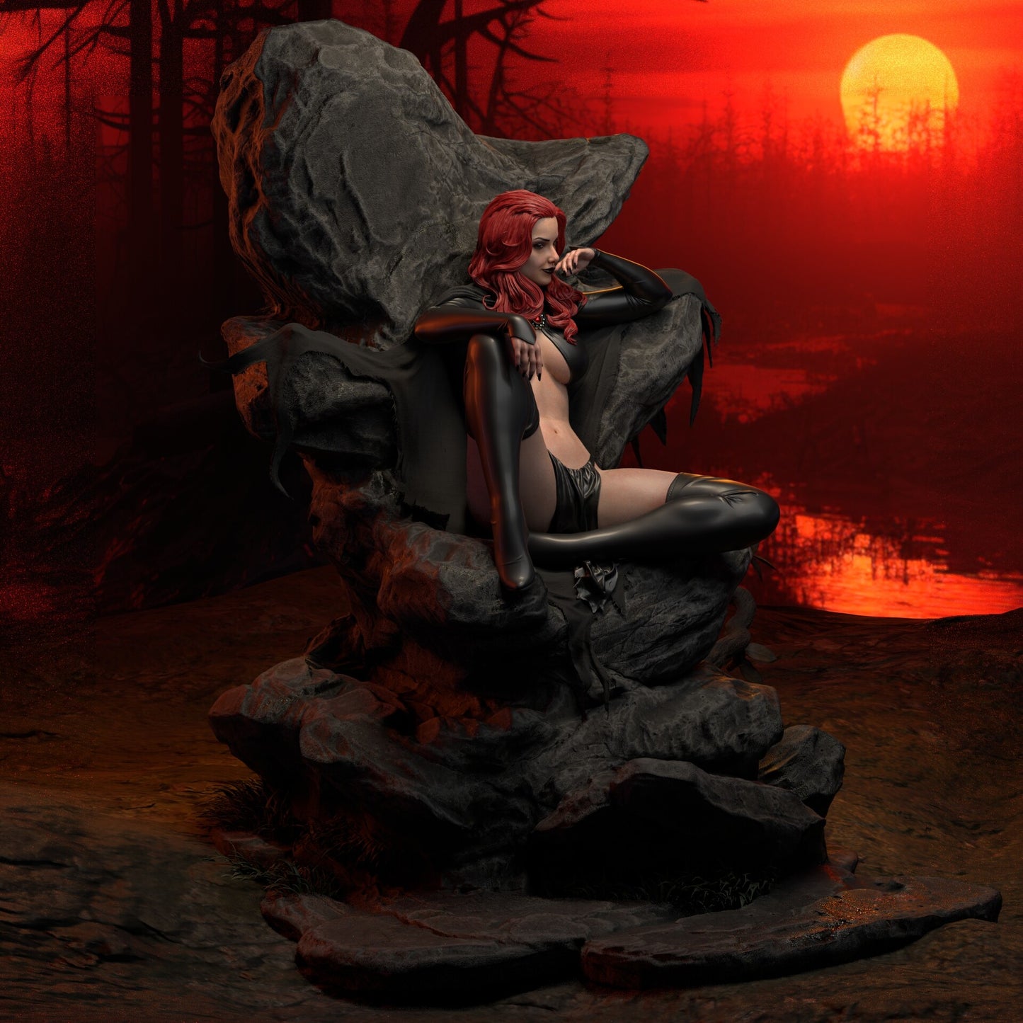 Madelyne Pryor Resin Fan Art Pro Painted - MTO (CA3D)