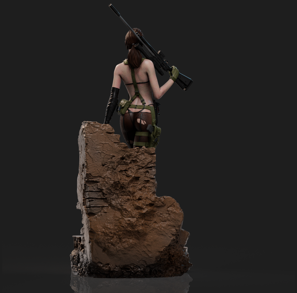 Metal Gear Solid Quiet Collectible Resin Fan Art Pro Painted - MTO