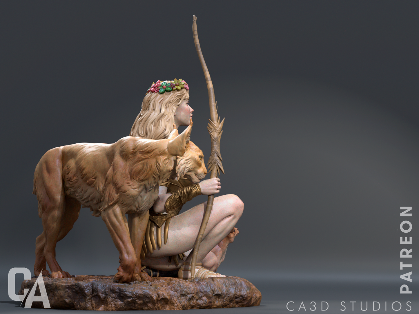 Artemis Collectible Resin Fan Art  - MTO