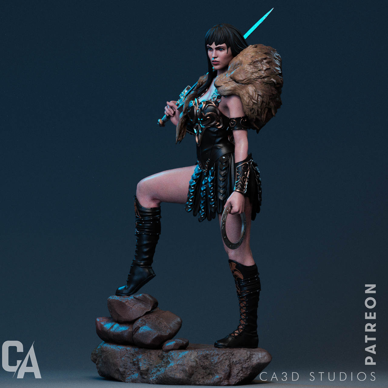 Xena Warrior Princess Resin Fan Art - MTO