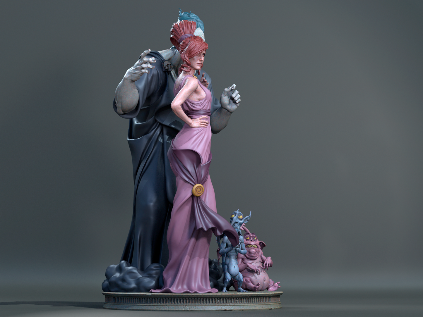 Hades Diorama Collectible Resin Fan Art Pro Painted - MTO