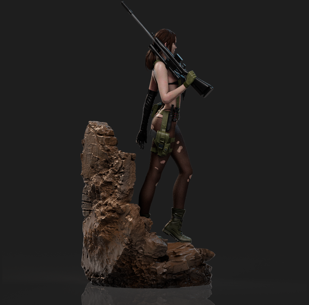 Metal Gear Solid Quiet Collectible Resin Fan Art Pro Painted - MTO