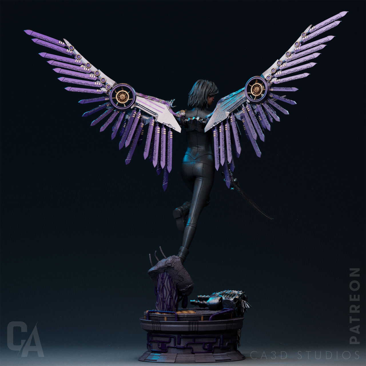 Alita Battle Angel Collectible Resin Fan Art - MTO