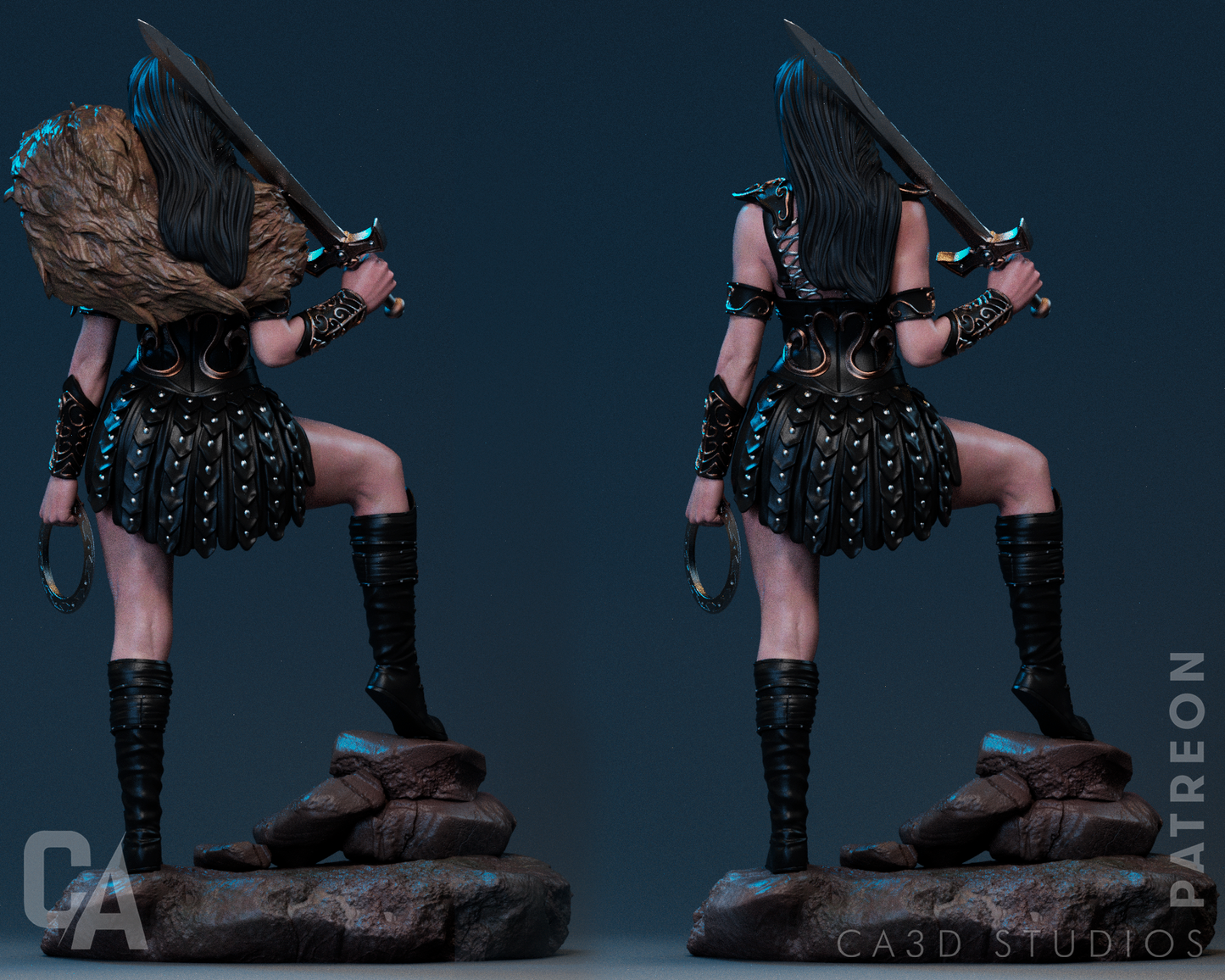 Xena Warrior Princess Resin Fan Art - MTO