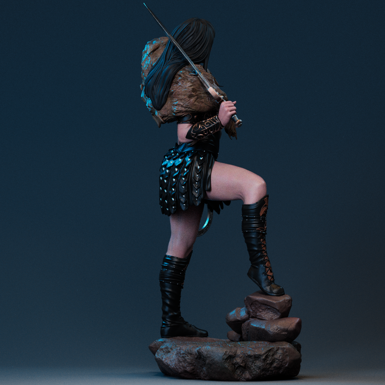 Xena Warrior Princess Resin Fan Art - MTO