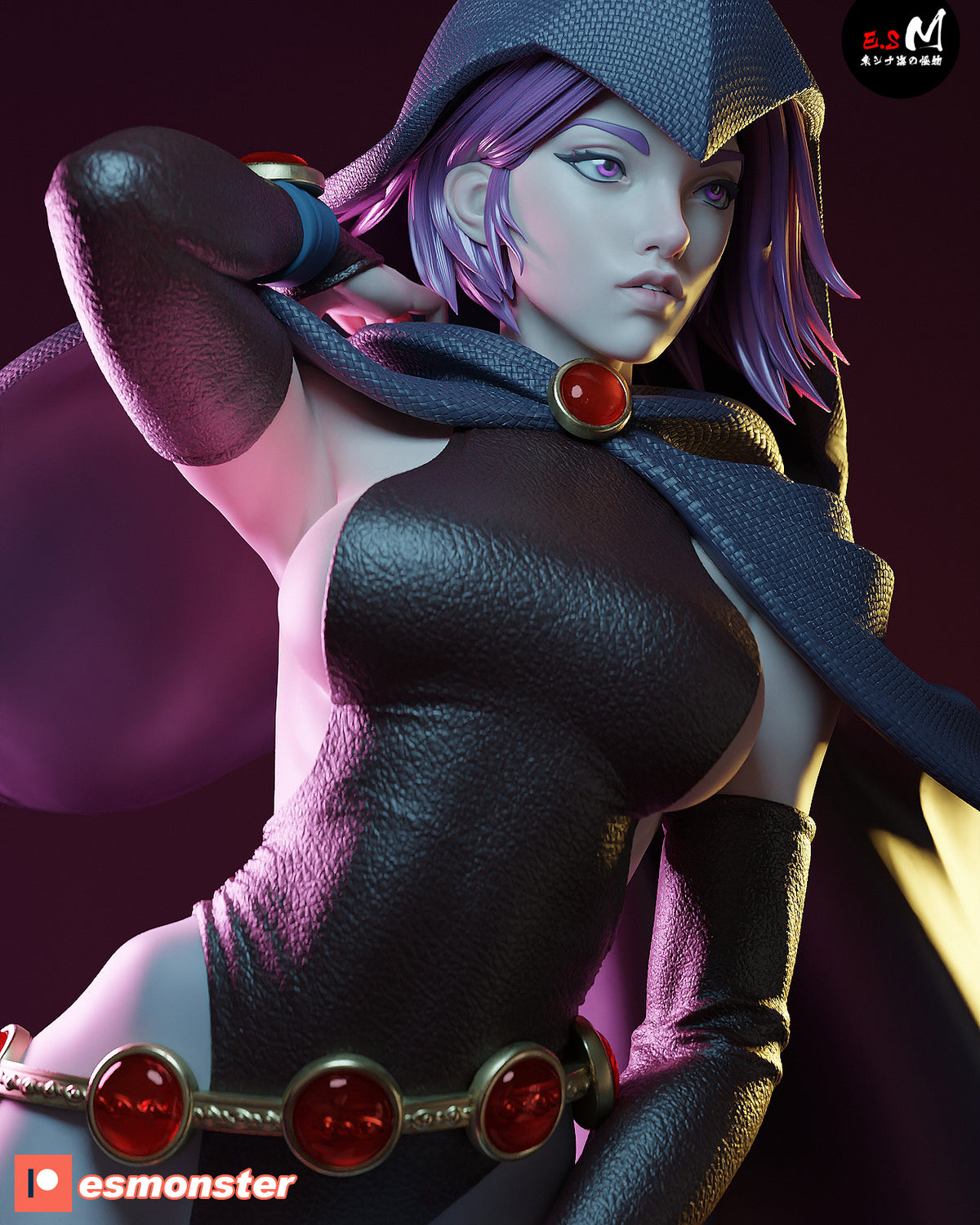 Raven Resin Art (East Sea Monster Version)