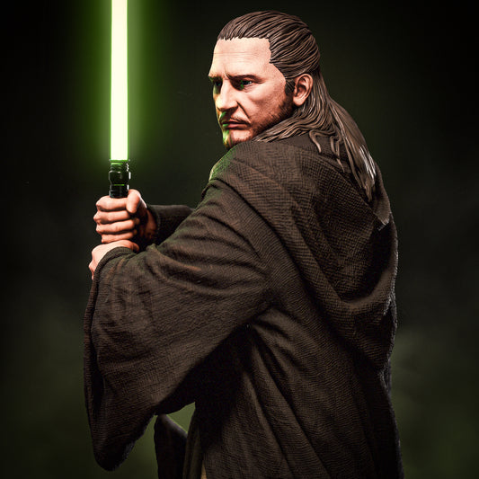 Qui Gon Jinn Resin Art - MTO (Design by CA3D)